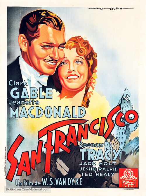 San Francisco - French Movie Poster