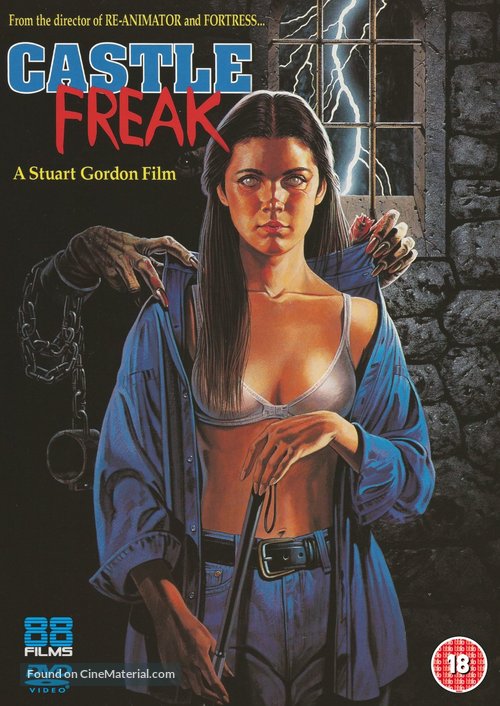 Castle Freak - British DVD movie cover