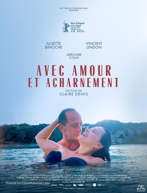 Avec amour et acharnement - Canadian Movie Poster