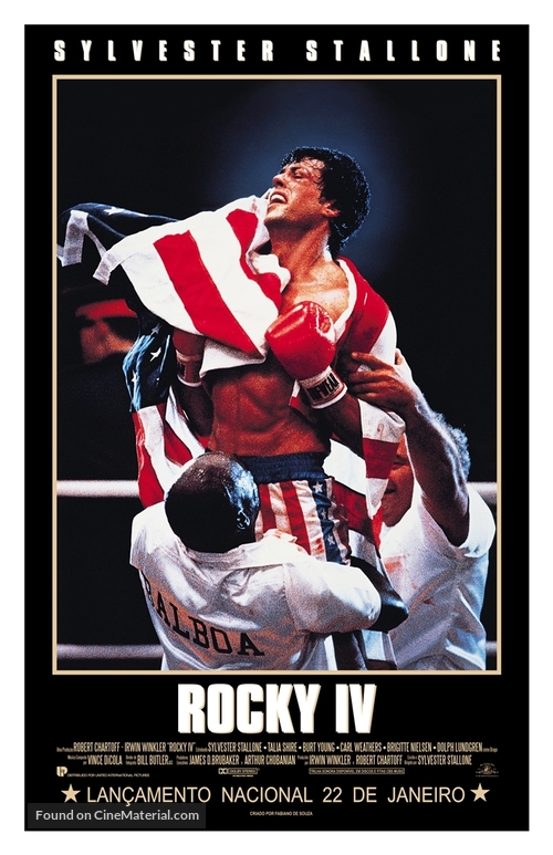 Rocky IV - Brazilian Movie Poster