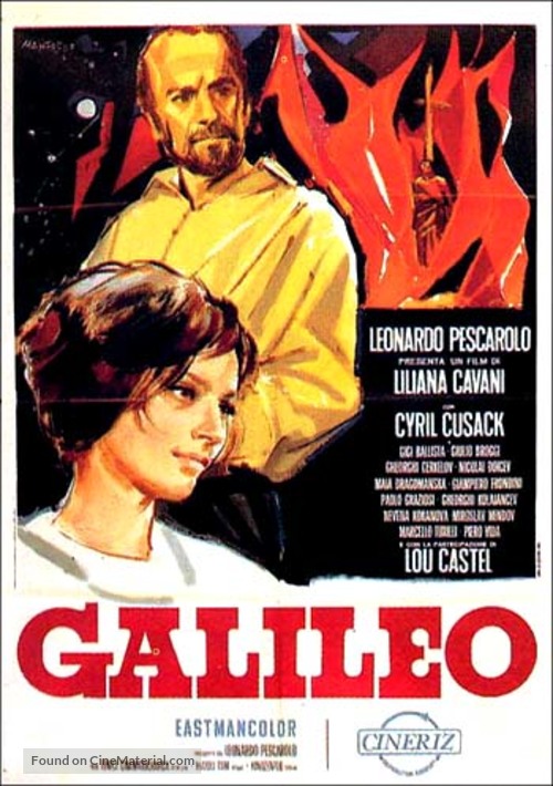 Galileo (1968) Italian movie poster