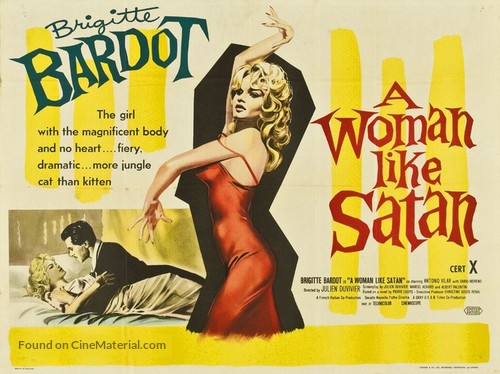 La femme et le pantin - British Theatrical movie poster