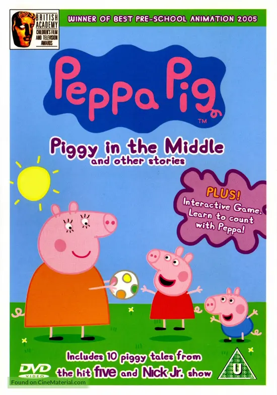 &quot;Peppa Pig&quot; - British DVD movie cover