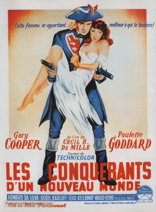 Unconquered - French Movie Poster
