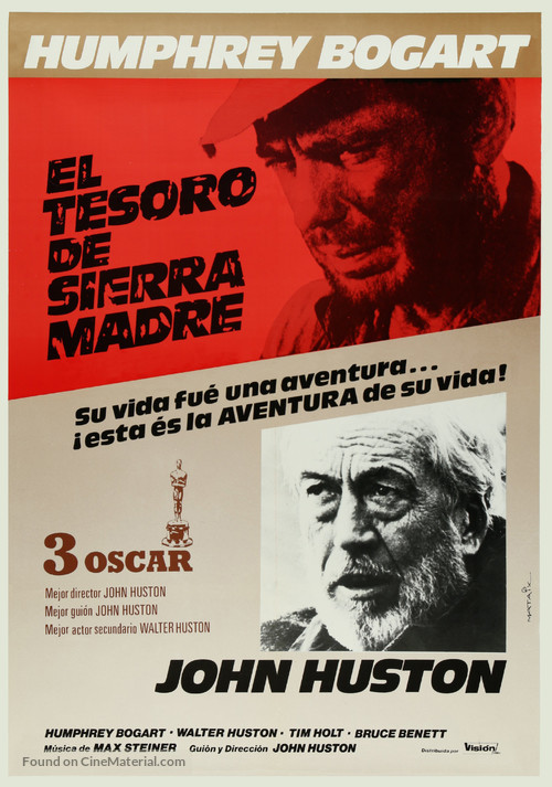 The Treasure of the Sierra Madre - Spanish Movie Poster