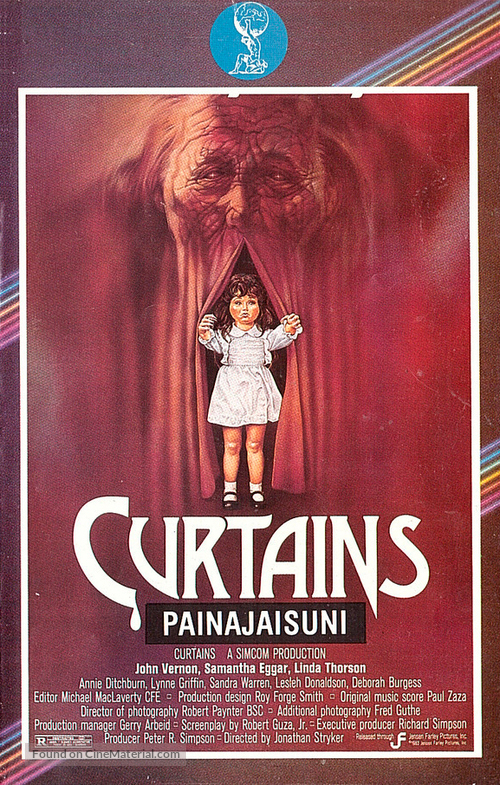 Curtains - Finnish VHS movie cover