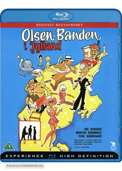 Olsen-banden i Jylland - Danish Blu-Ray movie cover