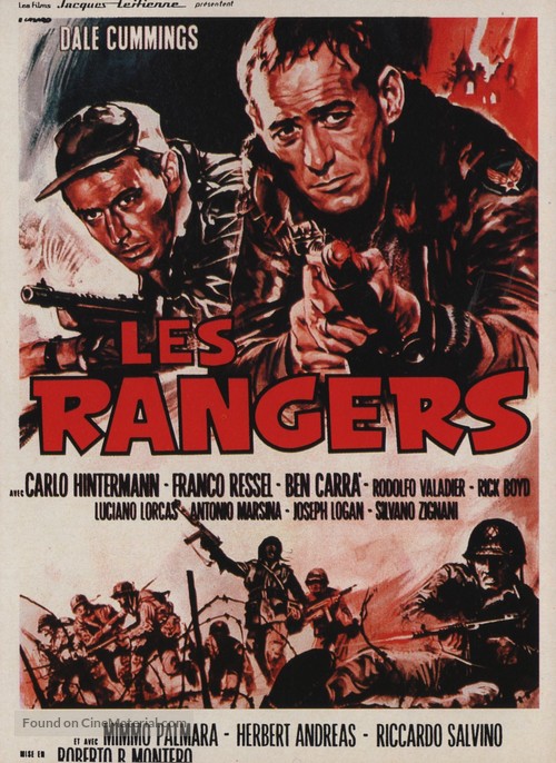 Rangers attacco ora X - French Movie Poster