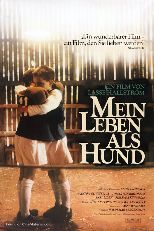 Mitt liv som hund - German Movie Poster