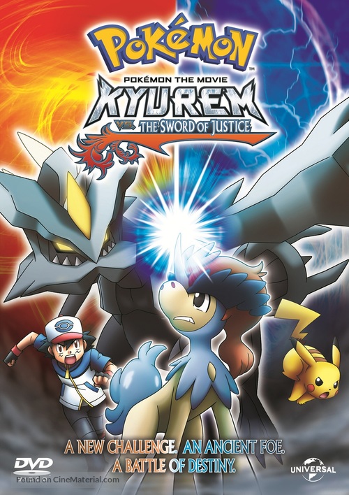 Pok&eacute;mon the Movie: Kyurem vs. the Sword of Justice - DVD movie cover