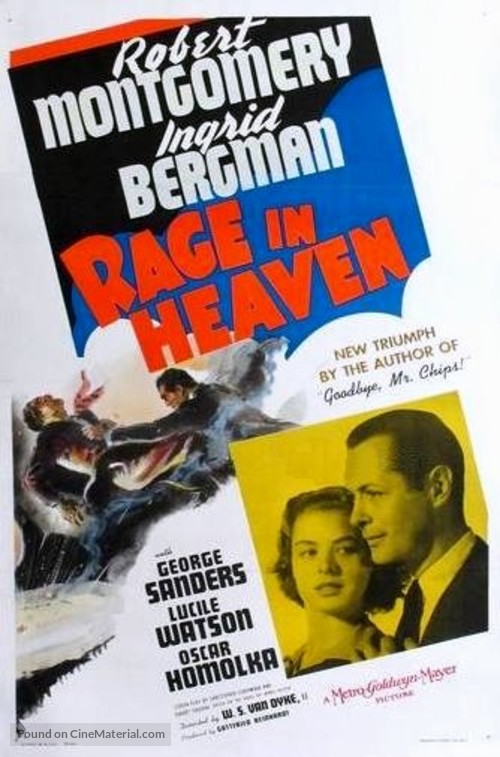 Rage in Heaven - Movie Poster