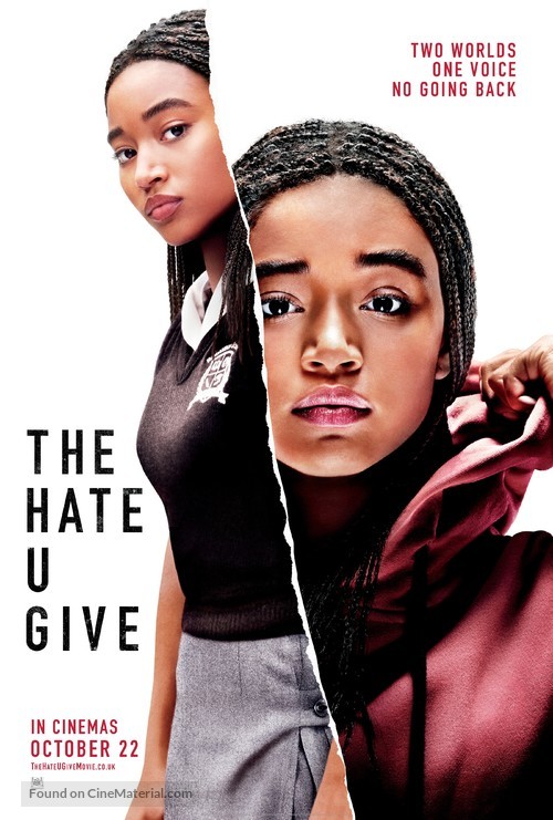 The Hate U Give - British Movie Poster