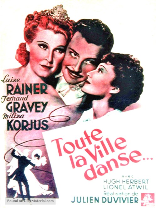 The Great Waltz - French Movie Poster