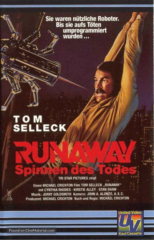 Runaway - German VHS movie cover