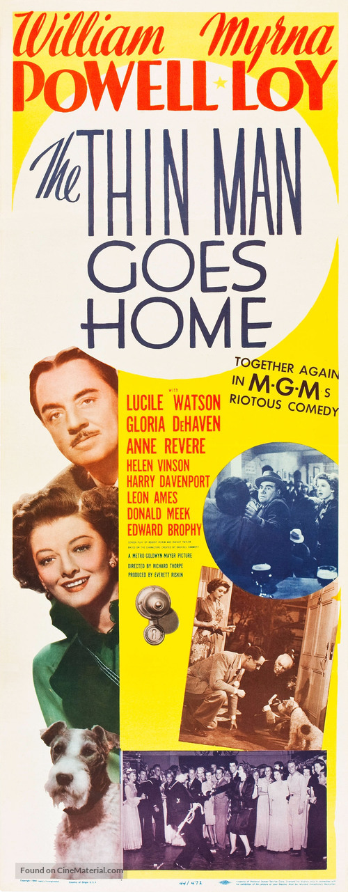 The Thin Man Goes Home - Theatrical movie poster