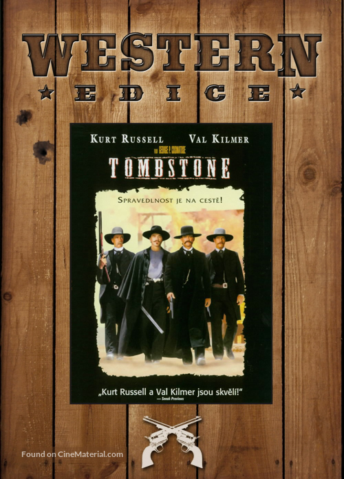 Tombstone - Czech DVD movie cover