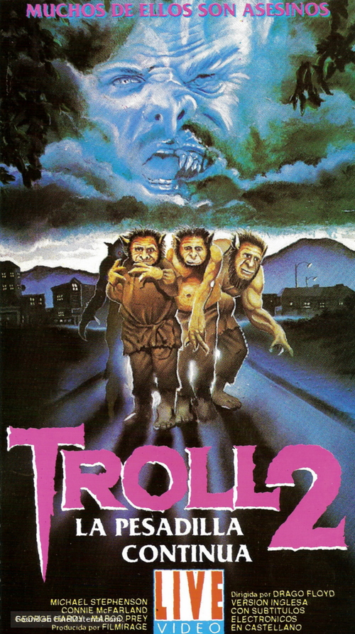 Troll 2 - Argentinian VHS movie cover