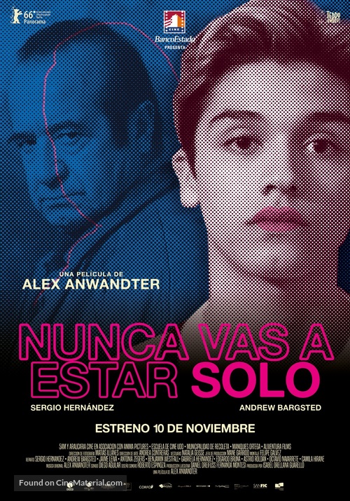 Nunca vas a estar solo - Chilean Movie Poster