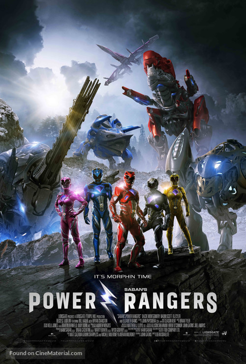 Power Rangers - Lebanese Movie Poster