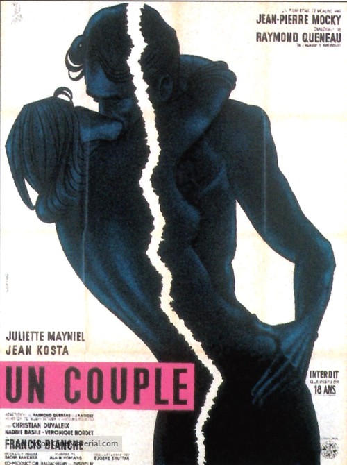 Un couple - French Movie Poster