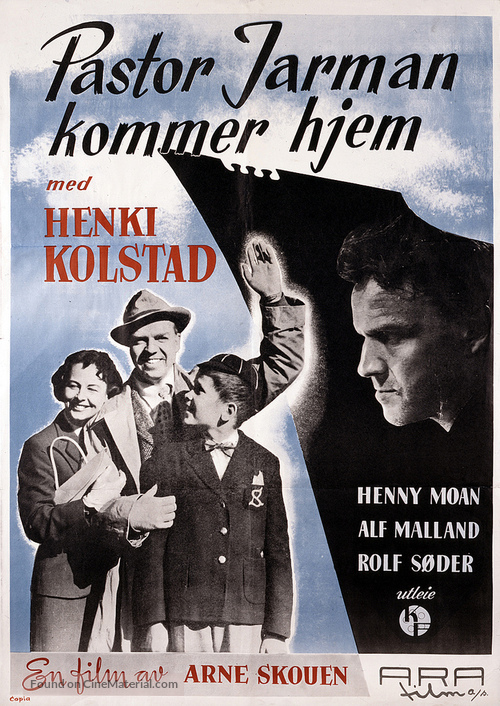 Pastor Jarman kommer hjem - Norwegian Movie Poster