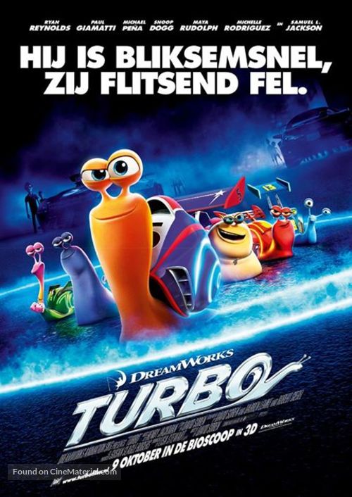 Turbo - Dutch Movie Poster