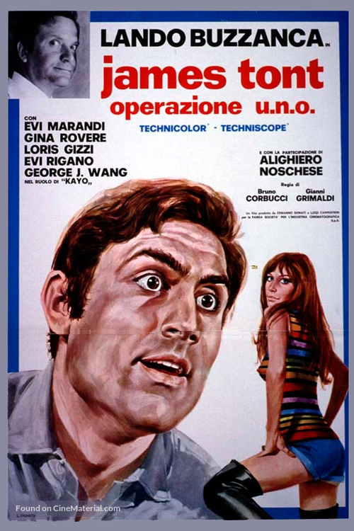 James Tont operazione U.N.O. - Italian Movie Poster