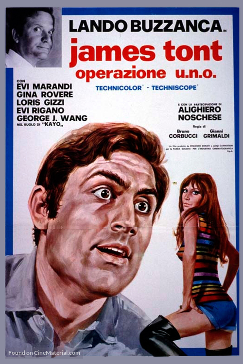 James Tont operazione U.N.O. - Italian Movie Poster