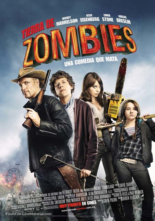 Zombieland - Mexican Movie Poster