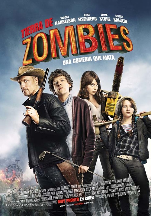 Zombieland - Mexican Movie Poster