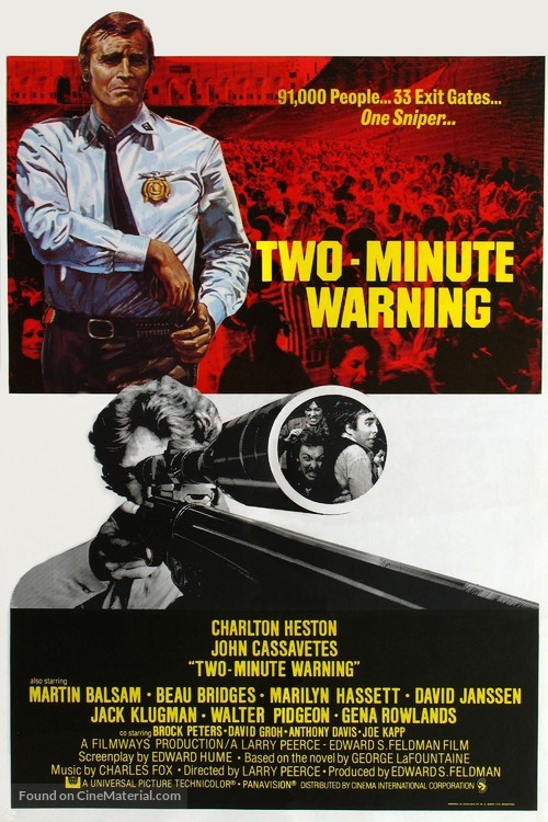 Two-Minute Warning - British Movie Poster