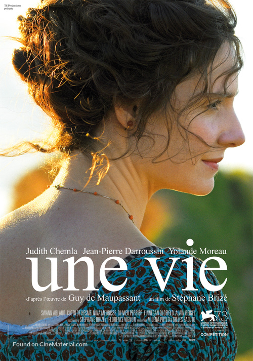 Une vie - Swiss Movie Poster