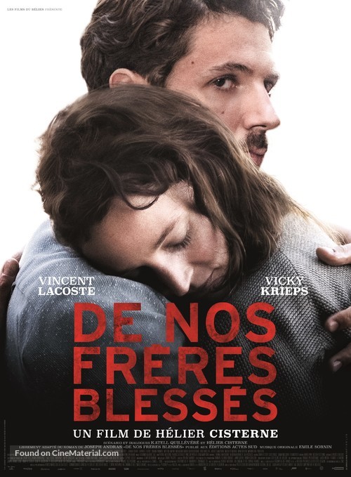 De nos fr&egrave;res bless&eacute;s - French Movie Poster