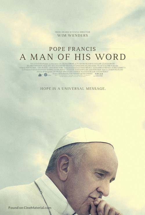 Pope Francis: A Man of His Word - Movie Poster