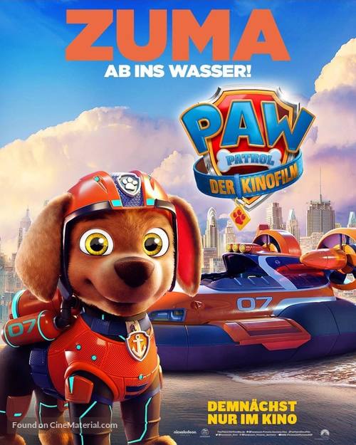 Paw Patrol: The Movie - German Movie Poster