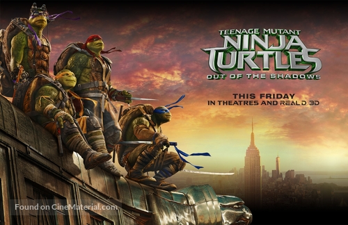 Teenage Mutant Ninja Turtles: Out of the Shadows - Movie Poster