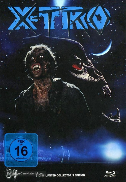 Xtro - German Blu-Ray movie cover