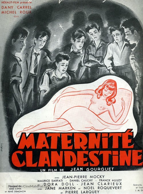 Maternit&eacute; clandestine - French Movie Poster