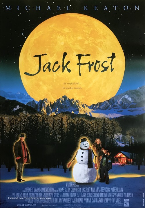 Jack Frost - Swedish Movie Poster