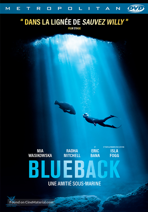 Blueback - French DVD movie cover