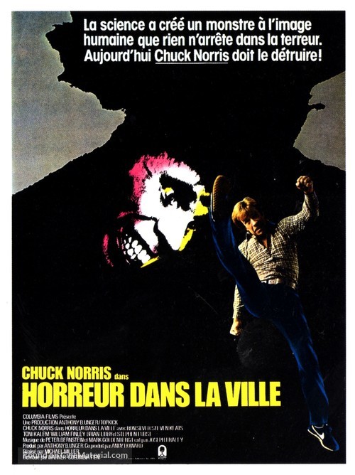 Silent Rage - French Movie Poster