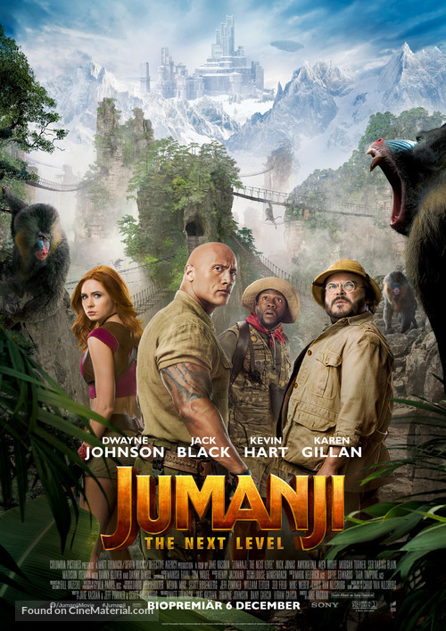 Jumanji: The Next Level - Swedish Movie Poster