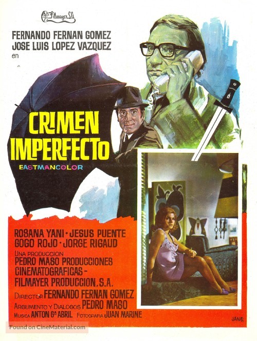 Crimen imperfecto - Spanish Movie Poster