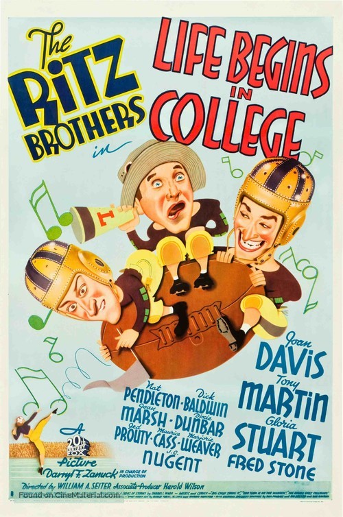 Life Begins in College - Movie Poster