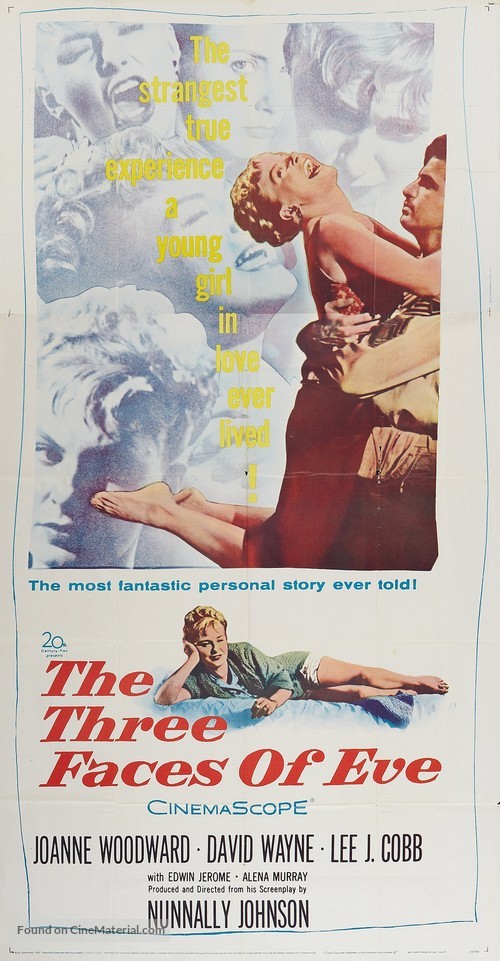 The Three Faces of Eve - Movie Poster