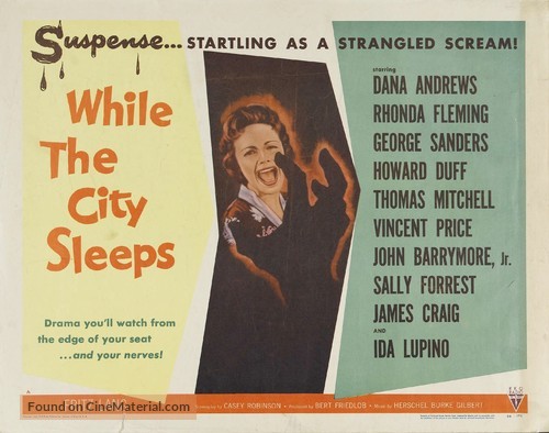 While the City Sleeps - Movie Poster