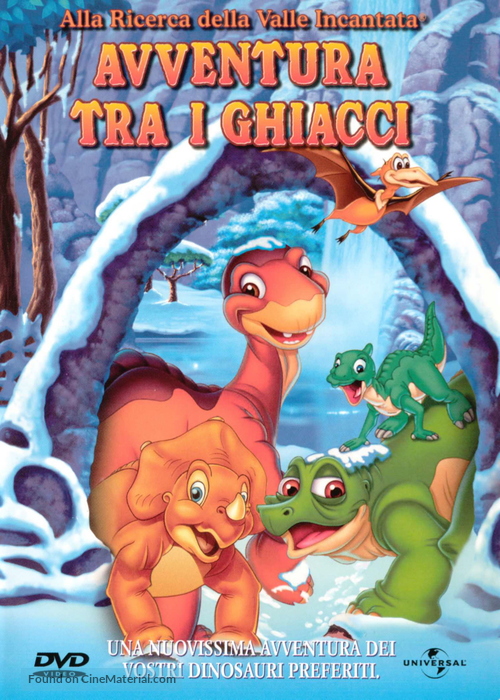 The Land Before Time VIII: The Big Freeze - Italian DVD movie cover