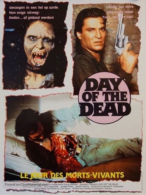 Day of the Dead - Belgian Movie Poster