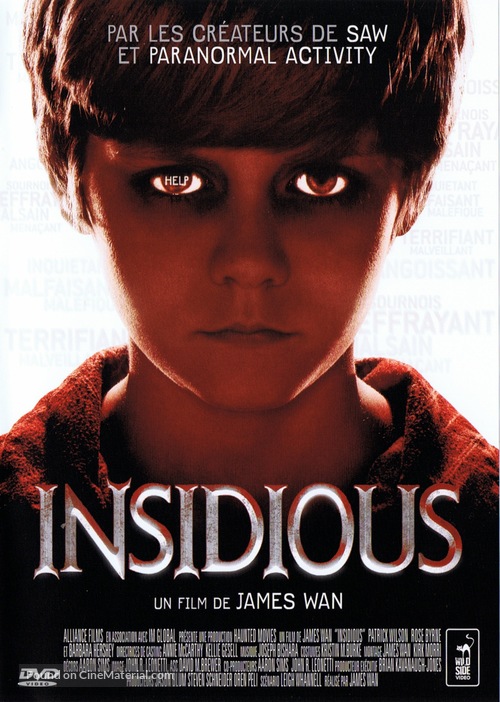 Insidious - French DVD movie cover