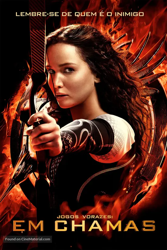 The Hunger Games: Catching Fire - Brazilian Movie Cover